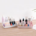 Miniatyrbild 4 av 9: Desktop Diverse Smink Kosmetisk Make Up Case Förvaringsfodral white 23.6*18.5*7.5cm