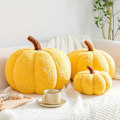 Miniatyrbild 2 av 4: Halloween pumpa kudde dekoration, pumpa plysch kudde fleece fyllda pumpor dekoration brown 7.87*3.93in