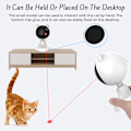 Miniatyrbillede 6 af 8: Automatisk kattelegetøj Interactive Smart Teasing Pet LED-laser white 65*110mm