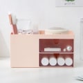 Miniatyrbild 4 av 9: multifunktionella kosmetiska förvaringslådor pink