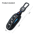 Miniatyrbillede 5 af 7: Car Smart Key Case Cover til Tesla Model X 3 Bag Protector Fob Band Shell Holder white
