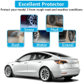 Pikkukuva 4 / 7: 4 kpl lokasuojat Tesla Model 3 Etu-takaroiskesuojat Fender Kit -sarjaan ABS Carbon Model 3