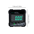 Miniatyrbillede 6 af 6: Grad Digital Inclinometer elektronisk niveau green 5.8*5.8cm