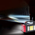 Miniatyrbillede 5 af 9: Genopladelig LED-lommelygte Zoombare vandtætte lommelygte red large