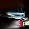Pikkukuva 5 / 9: Ladattava LED-taskulamppu Zoomattava vedenpitävä taskulamppu orange large
