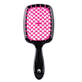 Miniatyrbild 1 av 7: Damhårborste Luftkudde Hårkam Breda tänder Anti-frizz Borste Hårbottenmassage Ihålig black red