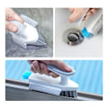 Miniatyrbillede 6 af 6: Multifunktions badeværelsesfliser Gulv Gap Brush Gulvbørste Hjørne Gap Brush White