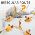 Miniatyrbillede 5 af 6: Interaktiv Random Walking Simulation Mus Vibrationssensor Killing Kæledyr Kat Plyslegetøj white rabbit