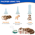 Miniatyrbild 3 av 8: Puppy Kitten Milk Feeder Silikon Innovativ matningsenhet green 11*5cm