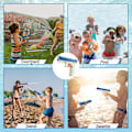 Miniatyrbillede 5 af 5: Automatisk reboring vandspray Sprøjt Legetøj Water Blaster Ideel sommer swimmingpool Strand udendørs blueB