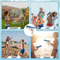 Miniatyrbillede 5 af 5: Automatisk reboring vandspray Sprøjt Legetøj Water Blaster Ideel sommer swimmingpool Strand udendørs grey