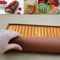 Miniatyrbild 5 av 9: Silikon Bakmatta Cake Roll Pad Macaron Swiss Roll Ugnsmatta red 31.5*26.5*1cm