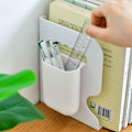 Miniatyrbillede 4 af 7: Justerbar bogreol med penneholder Skrivebordsopbevaringsmappe gray 14*19*14cm