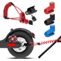 Miniatyrbillede 1 af 6: Tyverisikringslås skivebremselås med ståltråd til Xiaomi M365 Pro 2 1S elektriske scooterlåse blue