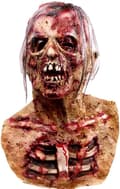 Läskig Gående Monstermask Död Zombie Läskig Halloweenkostym