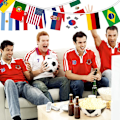 Miniatyrbillede 2 af 9: 2stk World Cup flag Bunting Bunting Qatar 2022 World Cup flag 2pcs 9m