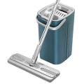 Miniatyrbillede 2 af 8: NYHED 360 roterende spand håndfri gulvmoppe med squeeze moppe white Style3