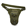Miniatyrbillede 3 af 10: Vandtæt bjergbestigning multifunktion udendørs taktisk taske army green 15*10*28cm