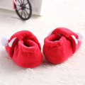 Miniatyrbild 4 av 6: Newborn Toddler First Walker Shoes Höst Vinter Varma Halkfria Söta Baby Julskor red 3