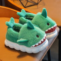 Pikkukuva 1 / 8: Lasten Tossut Villakengät Pojille Tytöille Sandaalit Talvi Hain Tohvelit green 30-31(insole 19.5cm)
