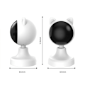 Miniatyrbillede 3 af 8: Automatisk kattelegetøj Interactive Smart Teasing Pet LED-laser white 65*110mm