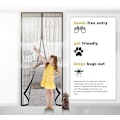 Pikkukuva 5 / 7: 5 kokoa Basic Magneettinen Mosquito Net Summer Anti Bug Fly Oviverhot Mesh Beige 100 x 210cm