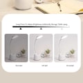 Miniatyrbillede 4 af 7: Bordlampe USB Charging Touch Bøjelig skrivebordslampe white 4000mAh