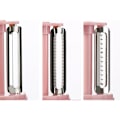Miniatyrbillede 4 af 6: Køkkenudstyr 3 i 1 multifunktionel agurkeskærerskræller Grøntsagsskærer Hvidløgskværn pink