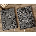 Miniatyrbild 5 av 10: A5 3D-präglat läderutskrift Präglat Phoenix Diary Notebook Bronze