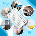 Pikkukuva 2 / 5: 2 bitars sysslorschema för vuxna att göra Lista Mina sysslor Checklista Uppgiftstavla Glidande rutinschema för barn Rv-påminnelse