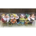 Pikkukuva 1 / 5: Lumikki ja seitsemän kääpiötä toimintahahmolelut PVC-nuket colorful 7pcs