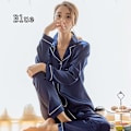 Miniatyrbillede 5 af 11: Plus Size Cardigan langærmet ensfarvet hjemmepyjamas grey XL