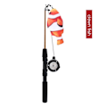 Miniatyrbild 1 av 7: Fiskspö Feather Cat Accessories Interaktion Lindra tristess Liten fisk Kattleksak Clownfish