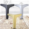 Miniatyrbillede 1 af 6: 4 stk/sæt Møbelskab Støtteben Metalsofafødder til skab Seng Stol Kommode Møbelfødder Hardwaretilbehør golden 13cm