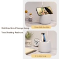 Miniatyrbillede 3 af 7: Bordlampe USB Charging Touch Bøjelig skrivebordslampe white 4000mAh