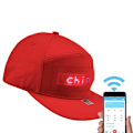 Miniatyrbild 2 av 6: Unisex Bluetooth LED Mobiltelefon APP Styrd basebollhatt red 26*20*11cm