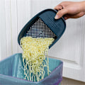 Miniatyrbillede 3 af 7: Multifunktionsvask Rester Filter Mesh Vask Opbevaringsstativ green 21*13.5*7.5cm
