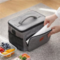Miniatyrbild 4 av 6: 15L/25L isolerad bärbar soft Cooler-kylmatsäck gray small