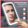Miniatyrbillede 2 af 8: Bærbart LED Makeup Spejl Touch Screen 3 Light Foldbar white 18*13*2cm