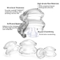 Miniatyrbillede 2 af 10: 4. Koppning for helkroppsmassage Hemvakuumkoppning Transparent 4pcs/set