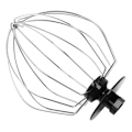 Miniatyrbillede 4 af 8: Rustfrit stål Wire Pisk Mixer Tilbehør Kage Ballon Piskeris silver