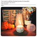 Miniatyrbillede 8 af 9: Halloween 3D græskarlys silikoneforme DIY kagebagning C