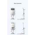 Miniatyrbild 9 av 10: 360 Rotation Aluminium Universal Phone Justerbart Tablettställ gray 68*120*180mm