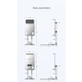 Miniatyrbillede 9 af 10: 360 Rotation Aluminium Universal Telefon Justerbar Tablet Stand silver 68*120*180mm