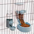 Miniatyrbillede 1 af 9: Automatisk kæledyrsskåle, hængende kæledyrsfoder, vand blue feeders
