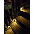 Miniatyrbillede 10 af 10: 8/4 stk LED solar trappelampe udendørs vandtæt black 4 PCS