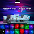 Miniatyrbild 10 av 10: Star Projector LED Aurora Projektorer Galaxy Sky Moon Lamp white no bluetooth