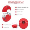 Miniatyrbild 5 av 10: Elektrisk nagelklippare Automatisk bärbar nagelklippare red 81x68x32mm