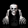 Miniatyrbild 1 av 6: Halloween dekoration skalle Hand Ben Simulering hand bone skull