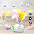 Miniatyrbillede 2 af 7: Smart Cat Interactive elektronisk LED automatisk hoppelegetøj white